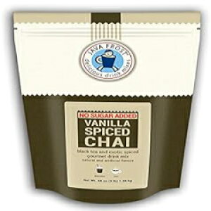 YojXpCX`C - 3|hobO Java Frost No Sugar Added Vanilla Spiced Chai - 3 lb bag