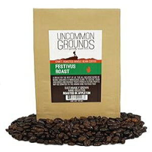 Uncommon Grounds XyVeB R[q[ [Xg - tFXeBuX?? [Xg (12 IX̑S) - El[XgVNȕ Uncommon Grounds Specialty Coffee Roasts - Festivus Roast (12 oz Whole Bean) - Arti