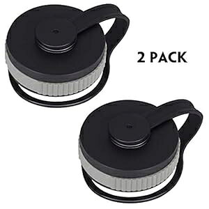 OEM 広口ウォーターボトル用交換蓋 BPA フリー トラベル マグ ハイドロ フリップ蓋 - フレックス トップ 広口蓋 - 2 パック Hydro2Go OEM Replacement Lid for Wide Mouth Water Bottle BPA Free Travel Mug Hydro Flip Lid -F