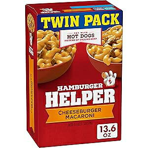 Hamburger Helper Cheeseburger Macaroni Twin Pack, 13.6 Oz