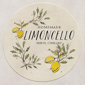 �������`�F�b�� ���x�� - 2 �C���` ���E���h �T�[�N�� - 12 / �p�b�P�[�W Nancy Nikko LIMONCELLO LABELS - 2 ROUND CIRCLE - 12 / PKG