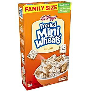 Kellogg's �t���X�g�~�j�E�B�[�g�A���H�p�V���A���A�I���W�i���A7 ��ނ̃r�^�~���ƃ~�l�����̗D�ꂽ�������A24 �I���X�̃{�b�N�X�A10 �p�b�N Kellogg's Frosted Mini-Wheats, Breakfast Cereal, Original, Good