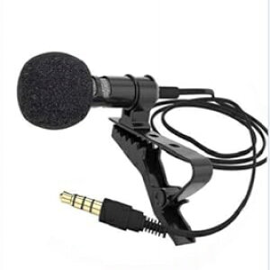 FingerLakes Professional Lavalier Lapel Microphone Omnidirectional Condenser MIC for Recording YouTube - Podcast - Video - Interview - Voice Dictation