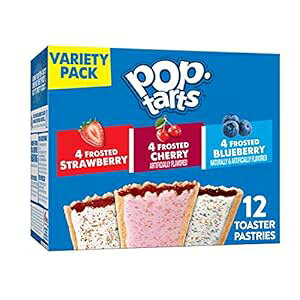 Pop-Tarts g[X^[yXg[ oGeBpbNAHpHiAčŏĂA20.3IX{bNX (g[X^[yXg[12) Pop-Tarts Toaster Pastries Variety Pack, Breakfast Foods, Baked in the USA, 20.3oz Bo