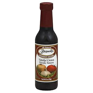 Braswell's Vidalia IjI Xe[L \[X 9.5 IX (2 pbN) Braswell's Vidalia Onion Steak Sauce 9.5 Oz (Pack of 2)