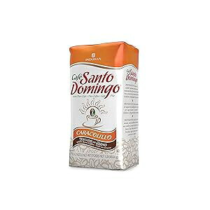 Cafe Santo Domingo INDUBAN Caf Santo Domingo Caracolillo, 16 oz Bag, Whole Bean Peaberry Coffee - Product from the Dominican Republic (Pack of 1)