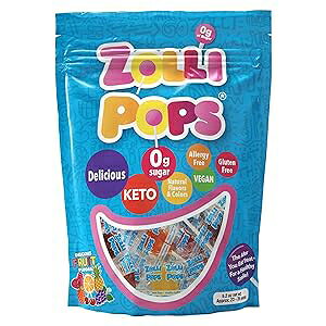 Zollipops Clean Teeth Lollipops | Anti-Cavity, Sugar-Free Candy with Xylitol, 10.4 oz Bag - Great for Kids, Diabetics, and Keto Diet Snacking
