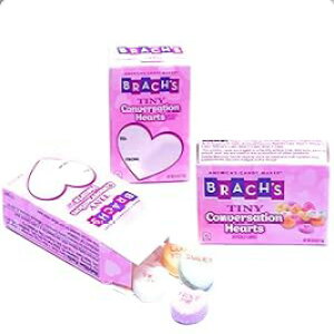 Brachs �^�C�j�[ �J���o�Z�[�V���� �n�[�c 0.75 �I���X (10 �p�b�N) Brach's Brachs Tiny Conversation Hearts 0.75oz (10pack)