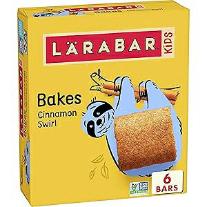 LARABAR Larabar Kids, Bakes Cinnamon Swirl, Gluten Free Snack Bars, 6 Ct, 5.76 oz