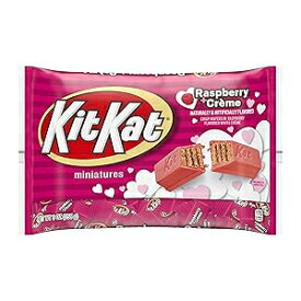 キットカット ミニチュア バレンタインデー キャンディ ラズベリー クリーム ウエハース バッグ、9オンス。 KIT KAT Miniatures Valentine's Day Candy Raspberry Cr me Wafer Bag, 9 Oz.