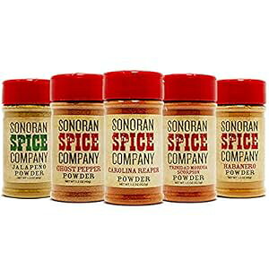 ���E��h���y�b�p�[�p�E�_�[ 5�p�b�N Sonoran Spice World's Hottest Pepper Powder 5 Pack