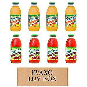 LUV BOX- oGeB Go[tbV W[X 16 IX 8pbNAGo[tbV}S[LbgAGo[tbV`F[B#N Evaxo LUV BOX- variety Everfresh Juice 16 oz. pack of 8 , Ever