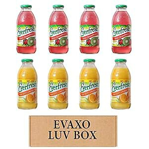 LUV BOX- oGeB Go[tbV W[X 16 IX 8{pbNAGo[tbVLECXgx[AGo[tbV100IWW[XB#N Evaxo LUV BOX- variety Everfresh Juice 16 oz. pack