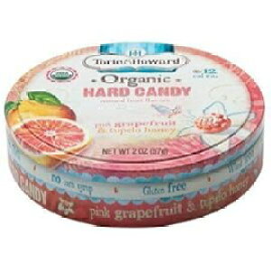 Torie & Howard I[KjbN n[h LfB O[vt[c & nj[ 2 IX  - 3PC Torie & Howard Organic Hard Candy Grapefruit & Honey 2 oz. tins - 3PC