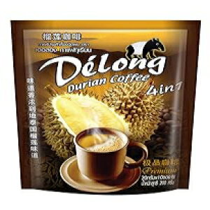 De'Long (fO) 4 in 1 v~A hA R[q[ - {̃hAƃ^C̍ō̃R[q[ (20 O x 10 ) A} ^C̖ De'Long ( Delong ) 4 in 1 Premium Durian Coffee - Real Durian and Best Coffee fr
