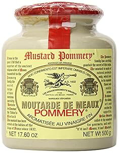 |[ [ }X^[h Xg[ W[A17.6 IX Pommery Meaux Mustard Stone Jar, 17.6-Ounce
