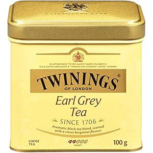 gCjO Iu h A[ OC [X eB[ ʁA3.53 IX (6 pbN) Twinings of London Earl Grey Loose Tea Tins, 3.53 Ounce (Pack of 6)