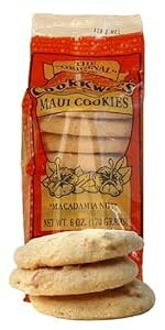 }J_~Aibc NbNEB[̃}ECNbL[ 6IX BOOMQQ Macadamia Nut Cookkwee's Maui Cookies 6 Ounces