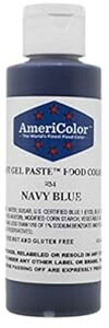 Americolor \tgWFy[XgHpFfA4.5 IXAlCr[u[ Americolor Soft Gel Paste Food Color, 4.5-Ounce, Navy Blue