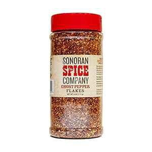 S[Xg`ybp[ - u[gWLA - t[N 4 IX Sonoran Spice Ghost Chili Pepper - Bhut Jolokia - Flakes 4 Oz