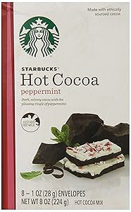 X^[obNX zbgRRA~bNXAyp[~gA8IX Starbucks Hot Cocoa Mix, Peppermint, 8 Ounce