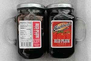 Blackburn ̃bh v [[ ėp\ȃKX Jbv (2 pbN) Blackburn's Red Plum Jelly in Reusable Glass Cups (2 Pack)