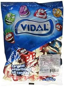 Vidal [[O~ NW LfB - 2.2 |h obO Vidal Candy Company Vidal Jelly Filled Gummy Whales Candy - 2.2 Lb Bag