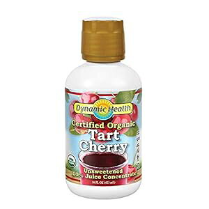 _Ci~bNwX I[KjbN^g`F[ 100Zkʏ` r[KAOet[ABPAt[ (16IX) Dynamic Health Organic Tart Cherry Unsweetened 100% Juice Concentrate Vegan, Gluten Free, BPA Fre