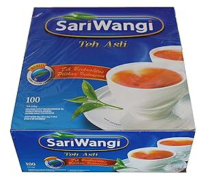 Sariwangi Teh AsliAChlVAA1100eB[obOAn[ Sariwangi Teh Asli, Indonesian Tea, 1 Box 100 Teabags, Halal
