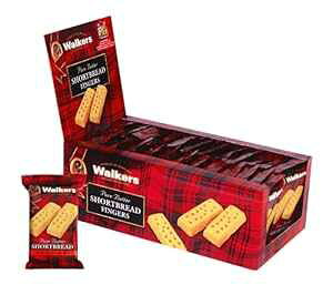 Walker's Shortbread FingersAsAo^[V[gubhNbL[A1.4IX (24pbN) Walker's Shortbread Fingers, Pure Butter Shortbread Cookies, 1.4 Oz (Pack of 24)