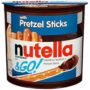 ke tF[ + vbcF XeBbN gD S[ XibN Ղ 2 pbN Nutella Ferrero + Pretzel Sticks To Go Snacks Lot of 2 packs