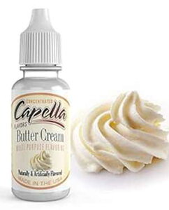 Jy t[o[ hbvX o^[ N[ RZg[g 13 ml Capella Flavors Capella Flavor Drops Butter Cream Concentrate 13 ml
