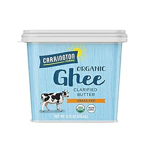 Carrington Farms USDA FI[KjbNOXtFbhAIX̃RXgrĂAM[A12 tʃIX Carrington Farms USDA Certified Organic Grass Fed, Compare Our Cost Per Ounce, Ghee, 12 Fl Oz