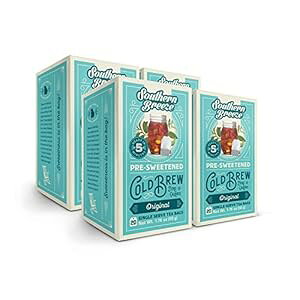 TUu[Y R[hu[AJ[[̃IWiXC[geB[A20JEgi4pbNj Southern Breeze Cold Brew, Original Sweet Tea With Zero Calorie, 20Count (Pack Of 4)