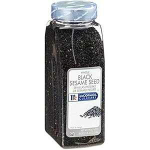 McCormick Culinary S܁A18 IX - ܂ 18 IXe 1 AuߕAiAĂ΂ȂǂɍœK McCormick Culinary Whole Black Sesame Seeds, 18 oz - One 18 Ounce Container of Black Sesame Seeds, Perfect for Stir-Fr