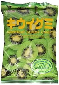 tY Yt[cO~ LEC 107g Japanese Fruit Gummy Candy from Kasugai - Kiwi - 107g