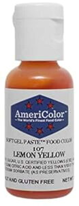 Americolor �\�t�g�W�F���y�[�X�g�H�p�F�f 75 �I���X�A�������C�G���[ Americolor Soft Gel Paste Food Color.75-Ounce, Lemon Yellow