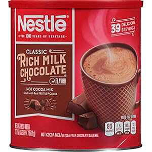 lX NVbNb`~N`R[gzbgRRA~bNXA27.7IX {̃RRAgpLjX^[zbg`R[g NESTLE Classic Rich Milk Chocolate Hot Cocoa Mix, 27.7 oz. Canister H