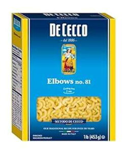 De Cecco pX^AG{[A16 IX (5 pbN) De Cecco Pasta, Elbows, 16 Ounce (Pack of 5)