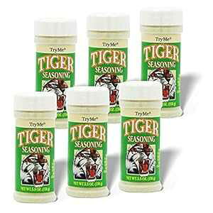Try Me Tiger V[YjOA5.5 IX (6 pbN) TIGER SAUCE Try Me Tiger Seasoning, 5.5 Ounce (Pack of 6)
