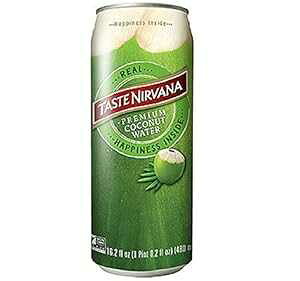 Taste Nirvana Real v~A 16.2 IXʁARRibcEH[^[A194.4 tʃIXA(12 pbN) Taste Nirvana Real Premium 16.2 Ounce Cans, Coconut Water, 194.4 Fl Oz, (Pack of 12)