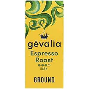 Gevalia GXvb\ _[N [Xg 100% ArJ҂R[q[ (12 IX obO) Gevalia Espresso Dark Roast 100% Arabica Ground Coffee (12 oz Bag)