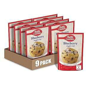 xeB NbJ[ u[x[ }tB ~bNXA6.5 IX (9 pbN) Betty Crocker Blueberry Muffin Mix, 6.5 oz (Pack of 9)