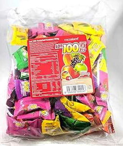 RRAh Lot100 O~LfBlߍ킹 17.6 IX O[Abv JVX IW Xgx[ }S[ }[VA Cocoaland Lot100 Assorted Gummy Candy 17.6 oz Green Apple Blackcurrant Orange Stra