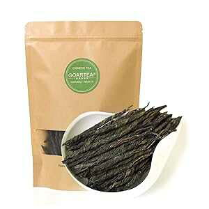 GOARTEA Needle Ku Ding Tea 250g / 8.8oz Premium Needle Kuding Tea - Bitter Green Tea - Ku Ding Herbal Tea Chinese Spike Loose Large-leaf