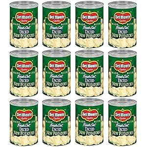 p؂|egADEL MONTE tbVJbg p؂|egʋlA؊ʋlA12 pbNA14.5 IX Diced, Potatoes, DEL MONTE FRESH CUT Diced Canned Potatoes, Canned Vegetables, 12 Pack, 14.5 oz Can