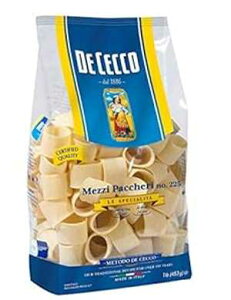 De Cecco Zi pX^ApbP No.125A1 |h (12 pbN) De Cecco Semolina Pasta, Paccheri No.125, 1 Pound (Pack of 12)