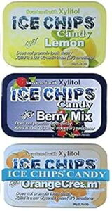 ICE CHIPS LVg[LfB[ 6 (t[eB[pbN) YAOet[ - ʐ^̂悤ICE CHIPS BAND܂܂Ă܂ ICE CHIPS Xylitol Candy 6 Tins (Fruity Pack); Low Carb, Gluten Free - inclu