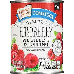 Yx[ARXgbN Vv[ pC tBO & gbsOAYx[A21 IX (8 pbN) Raspberry, Comstock Simply Pie Filling & Topping, Raspberry, 21 Ounce (Pack of 8)