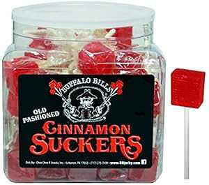 obt@[ErY I[ht@bVh Vi TbJ[Y (ʂɕꂽVi |bv 1  42 ) Buffalo Bills Old Fashioned Cinnamon Suckers (42 individually wrapped cinnamon lollip